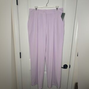 NWT Women’s Light Violet High-Rise Wide Leg Trousers-Wild Fable, Sz.14